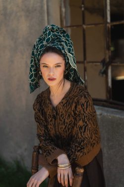 תחרה גובלן | ירוק בקבוק